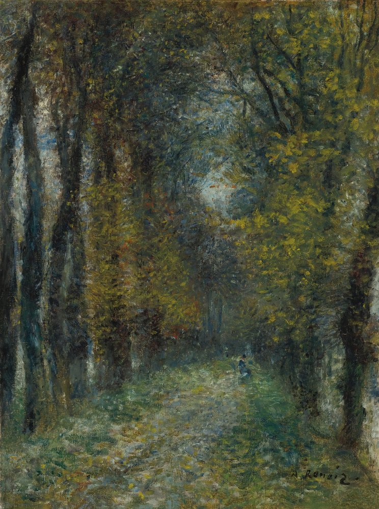 The Covered Walkway, 1872 by Pierre-Auguste Renoir