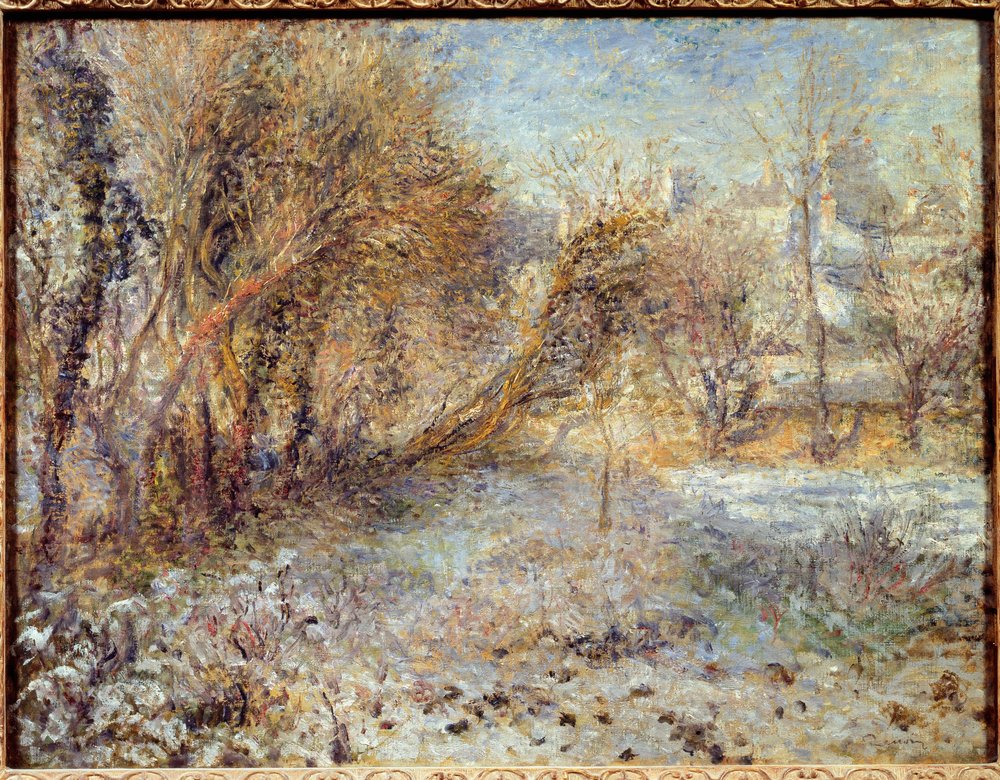 Snowy Landscape by Pierre-Auguste Renoir