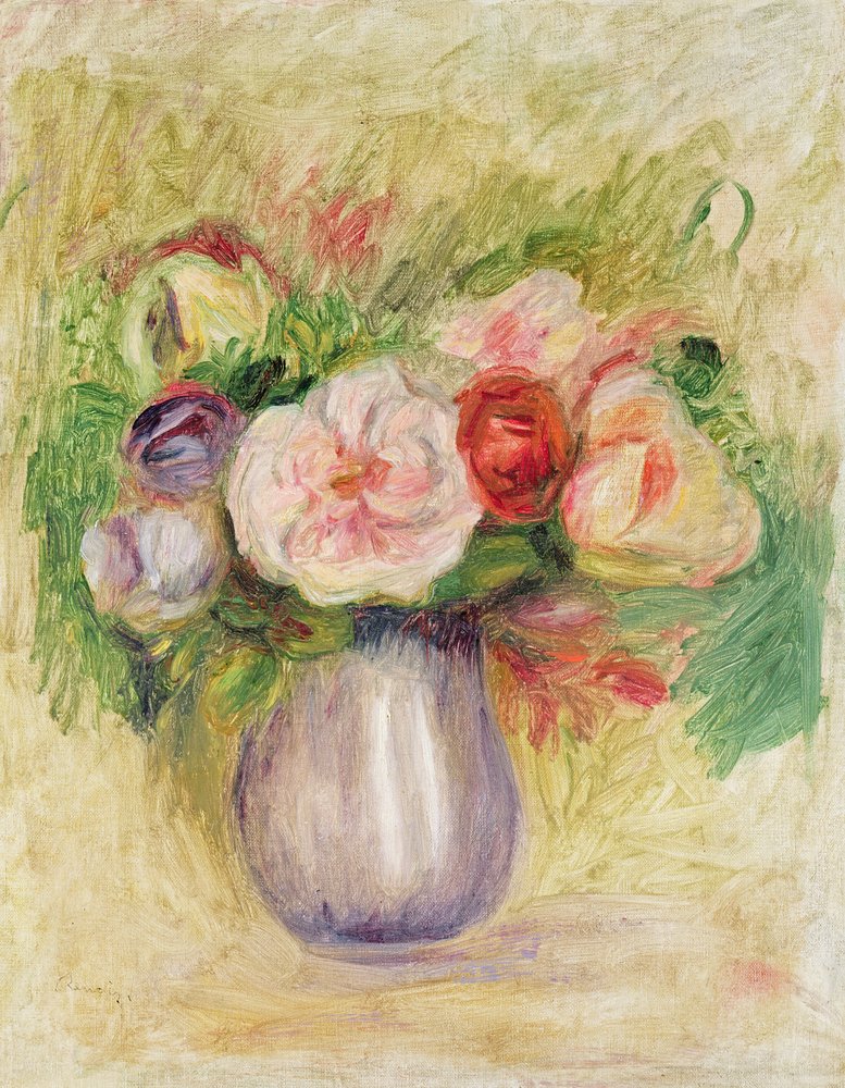 Vase of Flowers by Pierre-Auguste Renoir