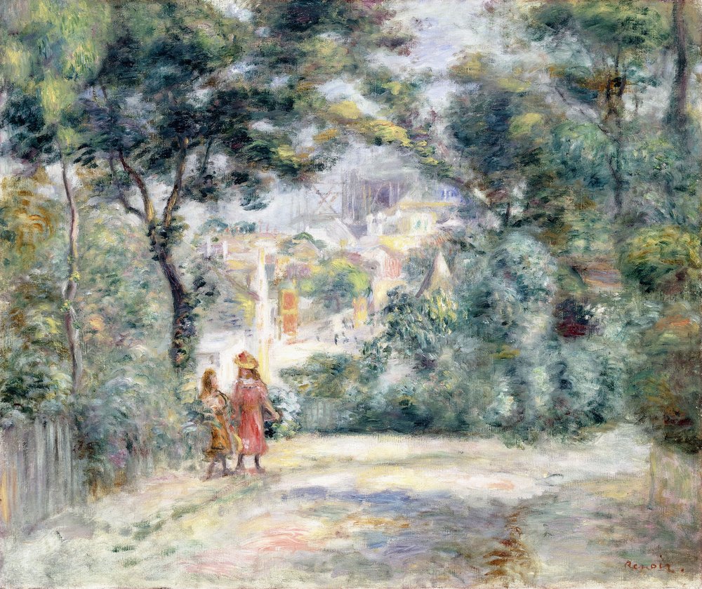 Pierre-Auguste Renoir、VUE DU SACRE-COEUR View of Sacre-Coeur by Pierre-Auguste Renoir