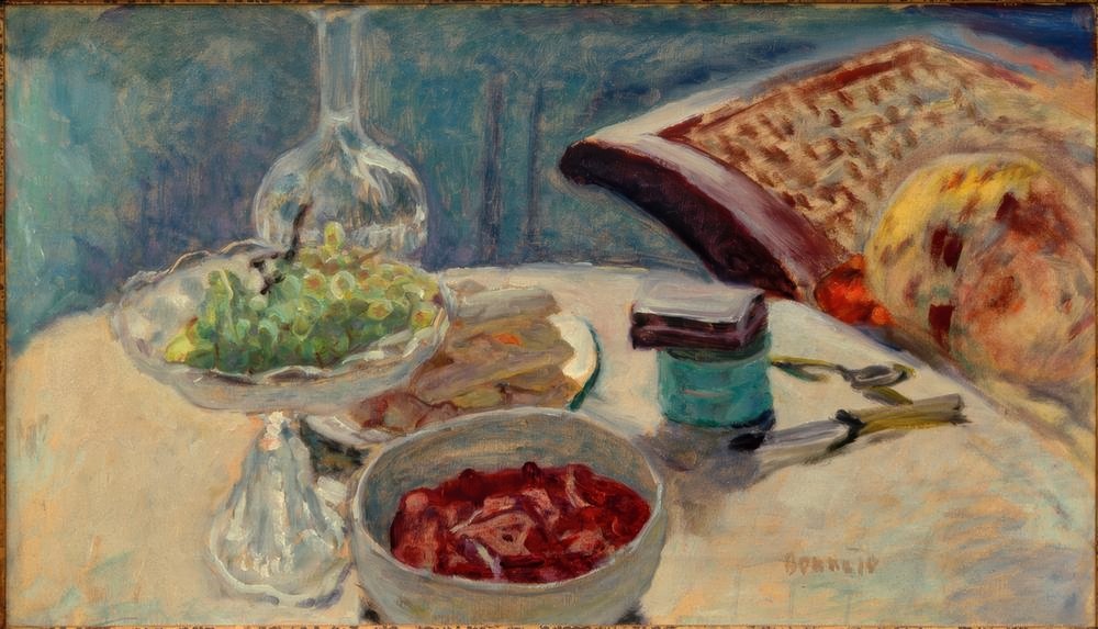 Still Life with Figure (Marthe Bonnard) by Pierre Bonnard
