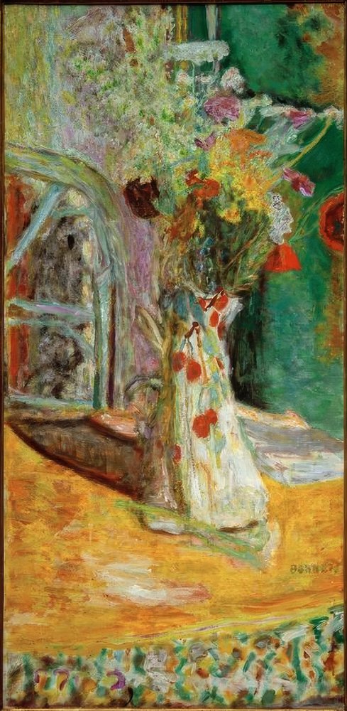 絵画 アートプリント Vase de fleurs FAIT PAR BONY Pierre_Bonnard_-