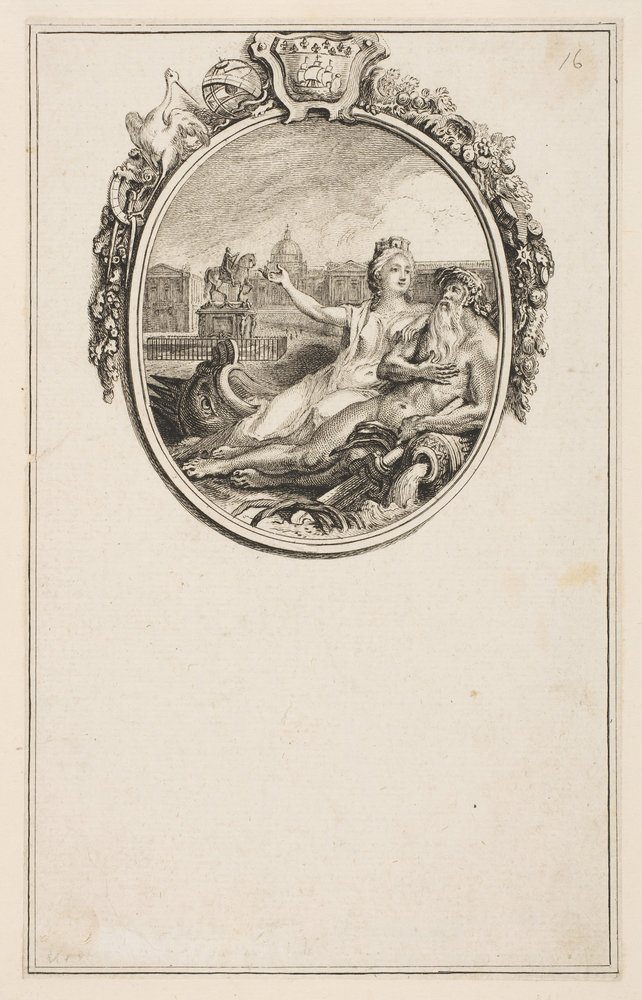 Inauguration of the Equestrian Statue of Louis XV, 1766 by Pierre Chenu
