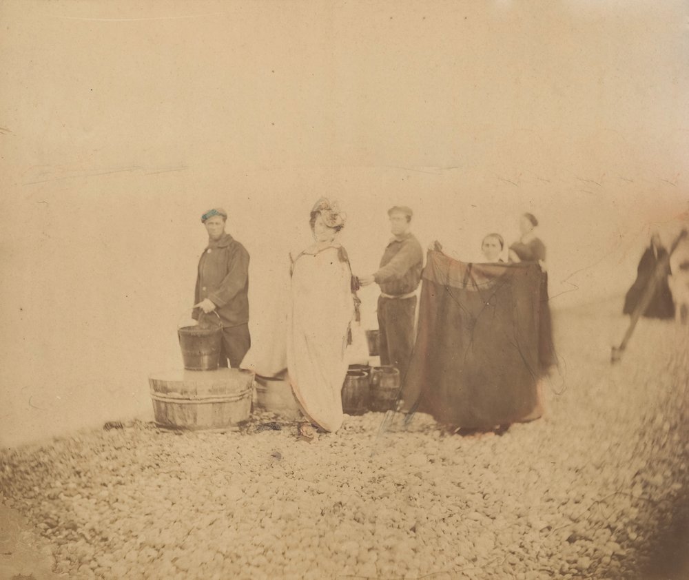 La Comtesse with Group on a Rocky Beach by Pierre-Louis Pierson