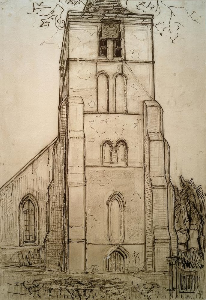 Church in Domburg by Piet Mondrian