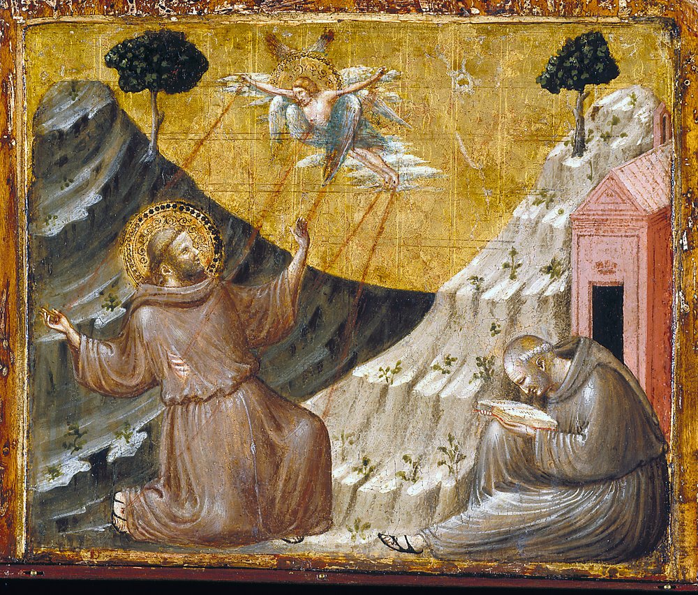 St. Francis Receiving The Stigmata by Pietro da Rimini
