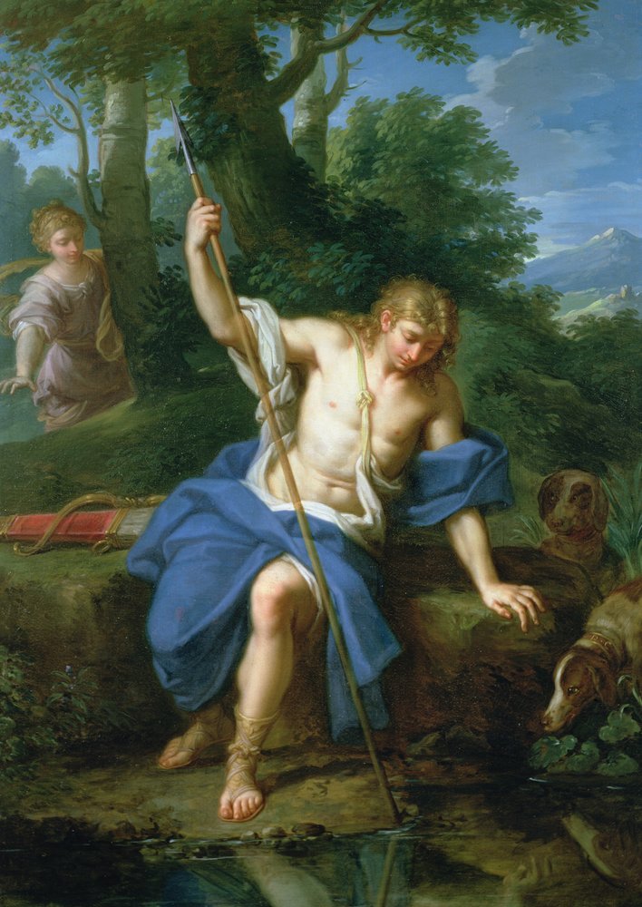 Narcissus and Echo by Placido Costanzi: Buy fine art print