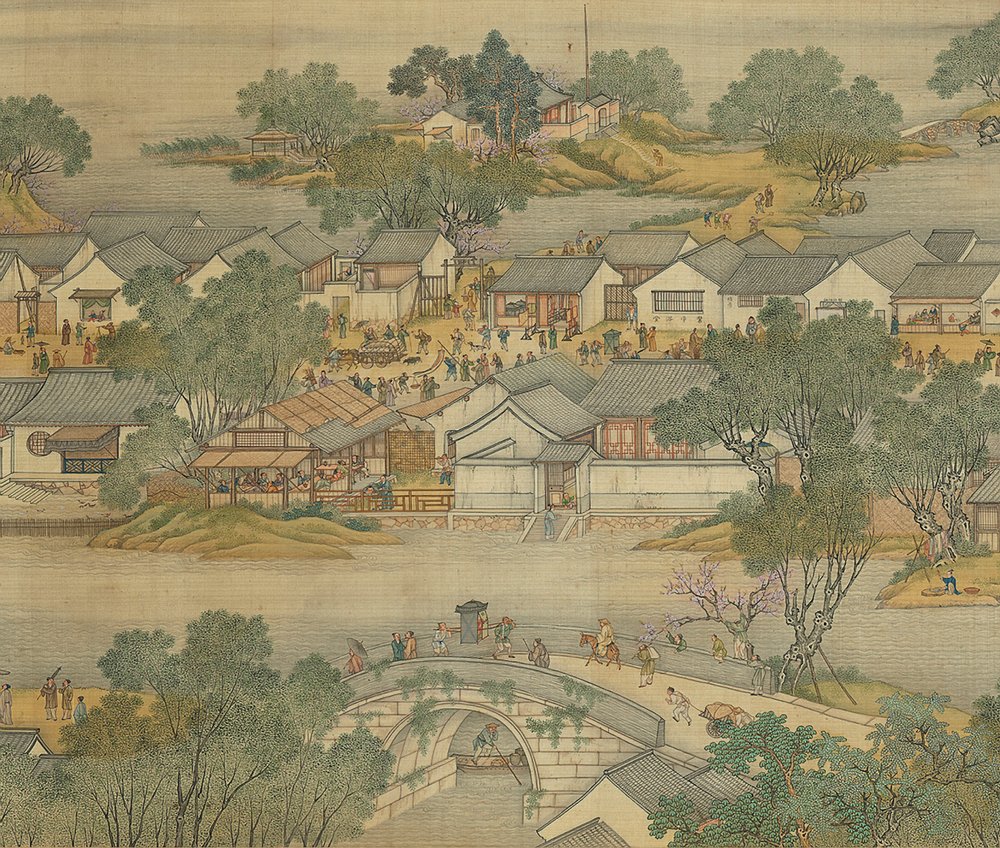 Along the River During the Qingming Festival, Qing Court Version