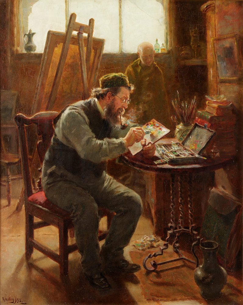 Portrait of Stephen Brownlow by Ralph Hedley