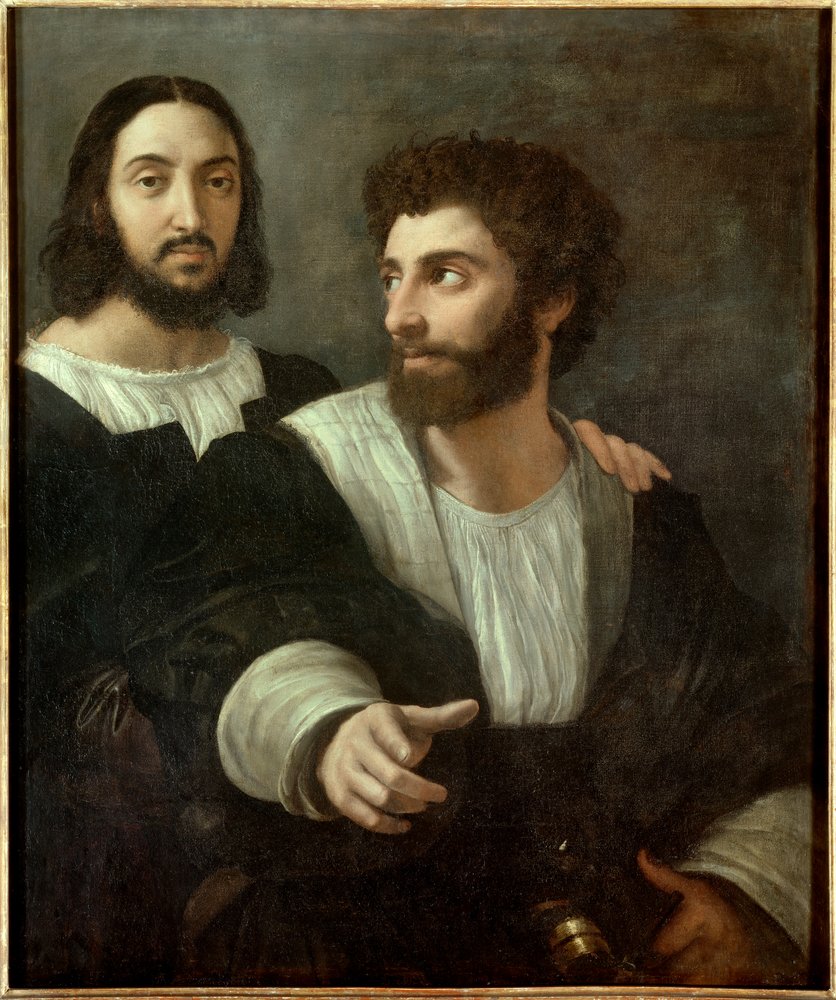 Portrait of the Artist with a Friend by Raphael