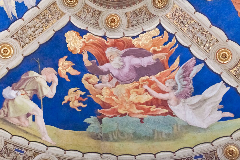 Moses Before the Burning Bush by Raphael (1483-1520)