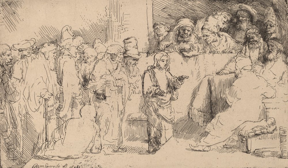 Christ Disputing with the Doctors: a Sketch