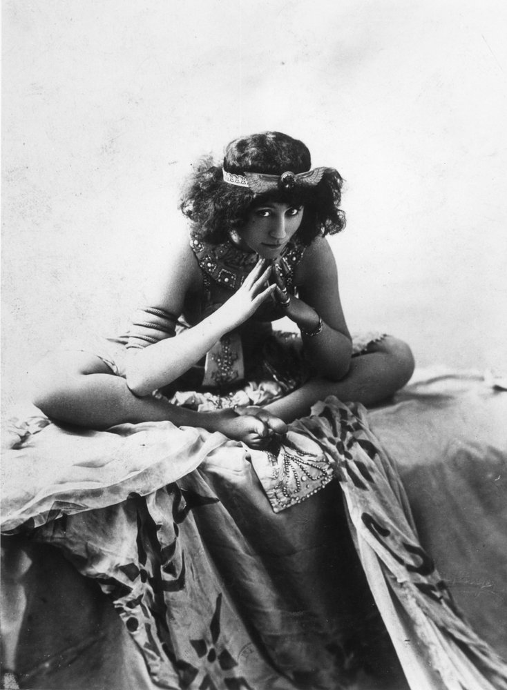 Colette (1873-1954) acting in 