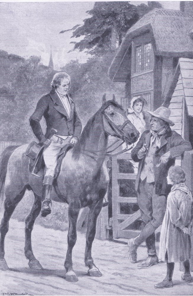 Cobbett on His Horse, Illustration from My Magazine, 1925 by Richard Caton II Woodville