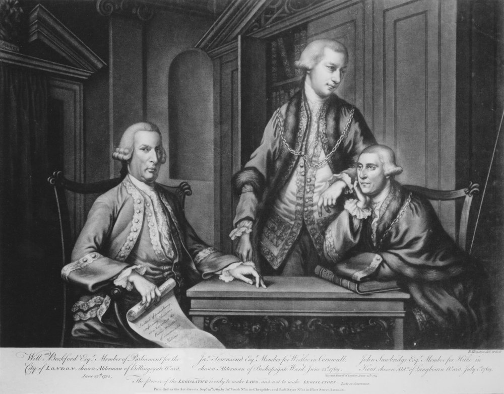 William Beckford, James Townsend and John Sawbridge, Aldermen of