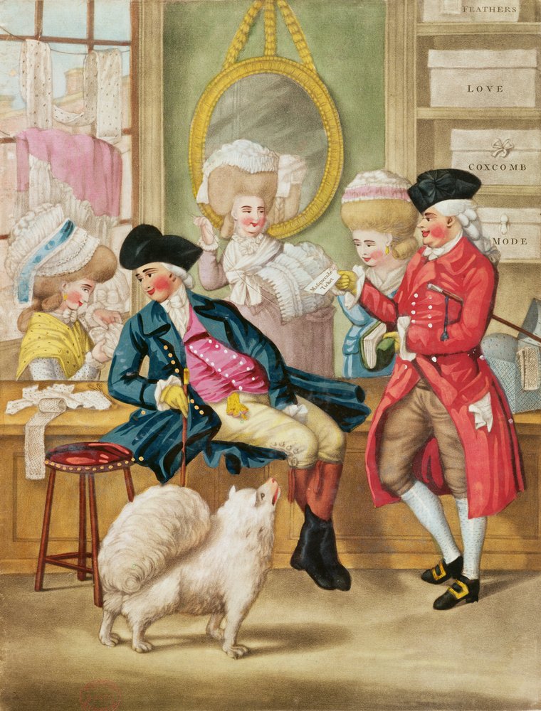 The Morning Ramble or the Milliners Shop, 1782