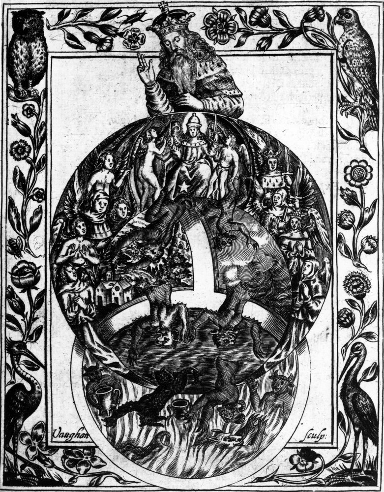 The Hierarchy of the Church, from 'Theatrum Chemicum Britannicum' by ...
