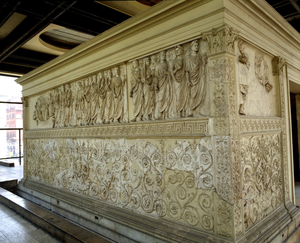 Procession, North Wall of the Ara Pacis by Roman