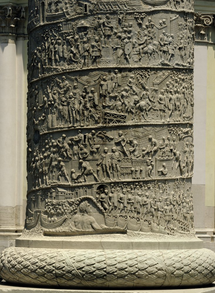 The Battle against the Dacians (detail) by Roman