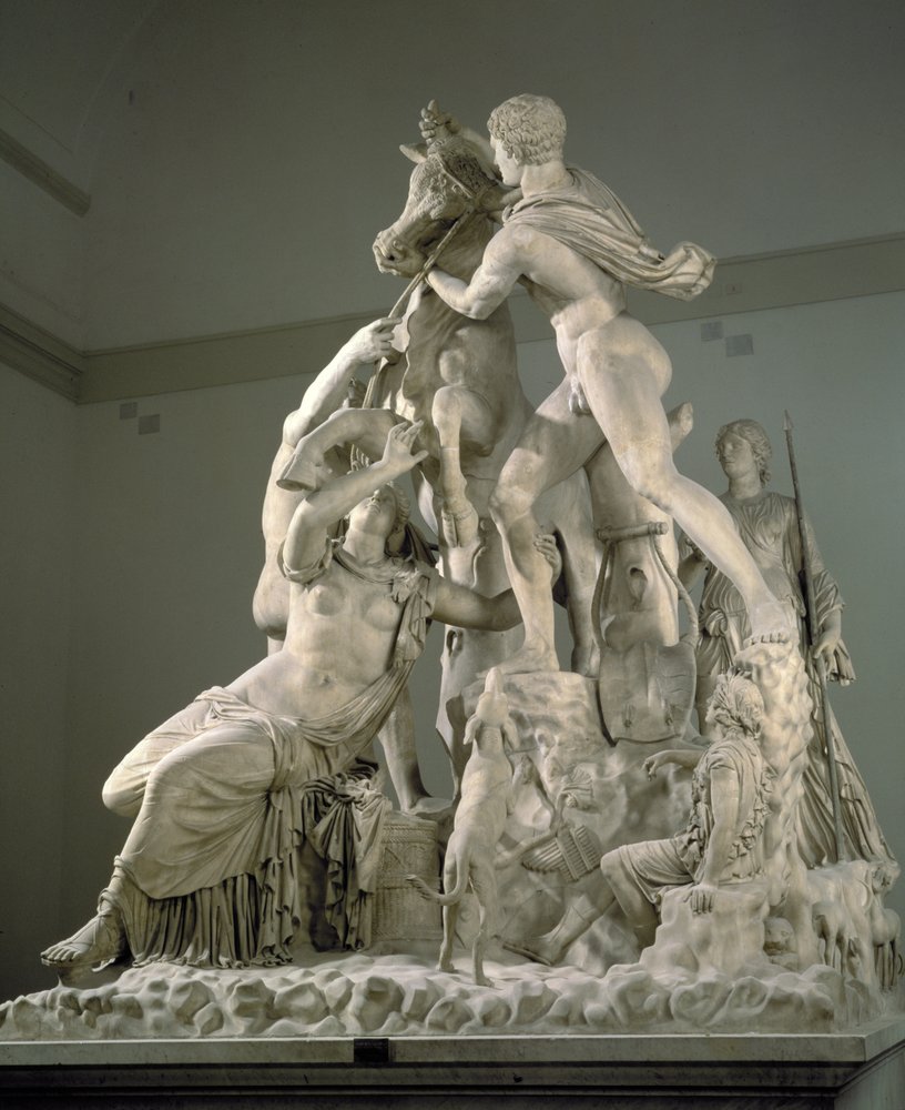 The Farnese Bull, Roman Copy of a Greek Original by Apollonios of Tralles