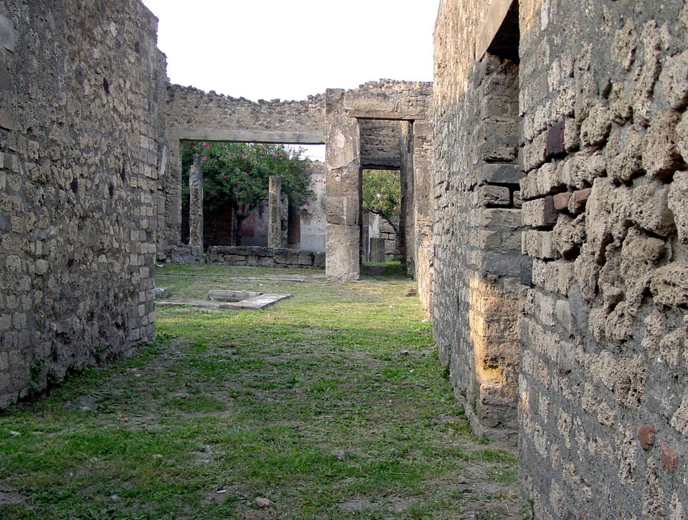 View of an Atrium by Roman: Highest-quality art reproduction