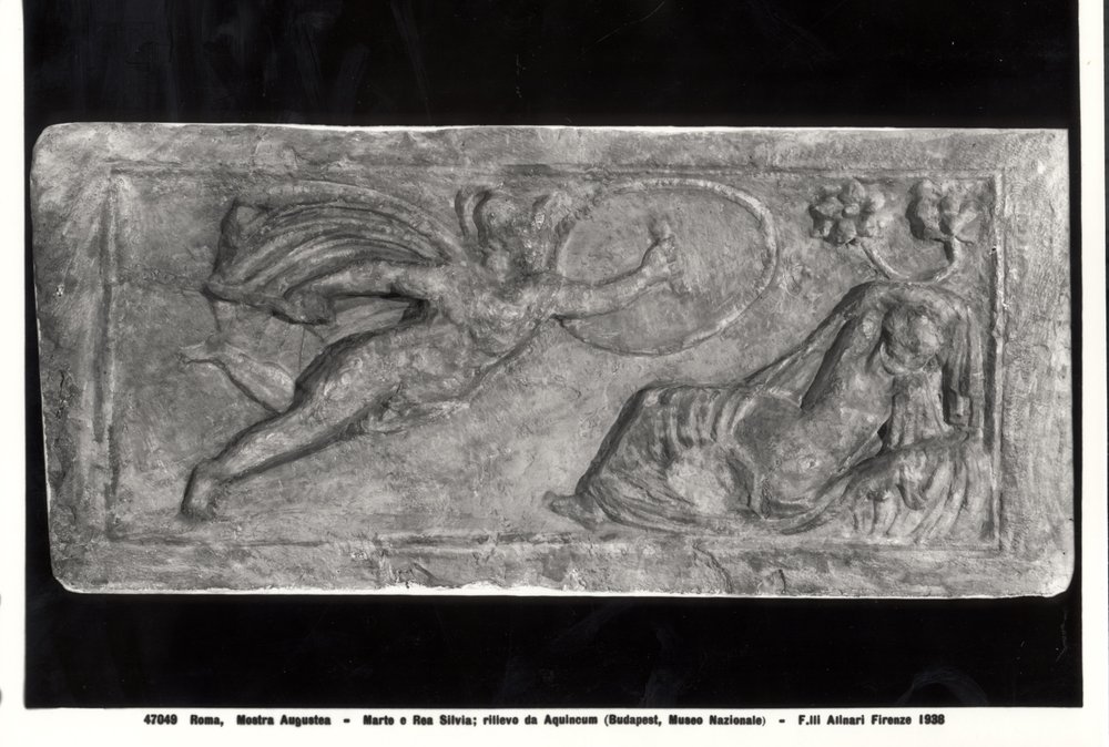 Mars Appearing to Rhea Silvia, from a Relief Found at Aquincum