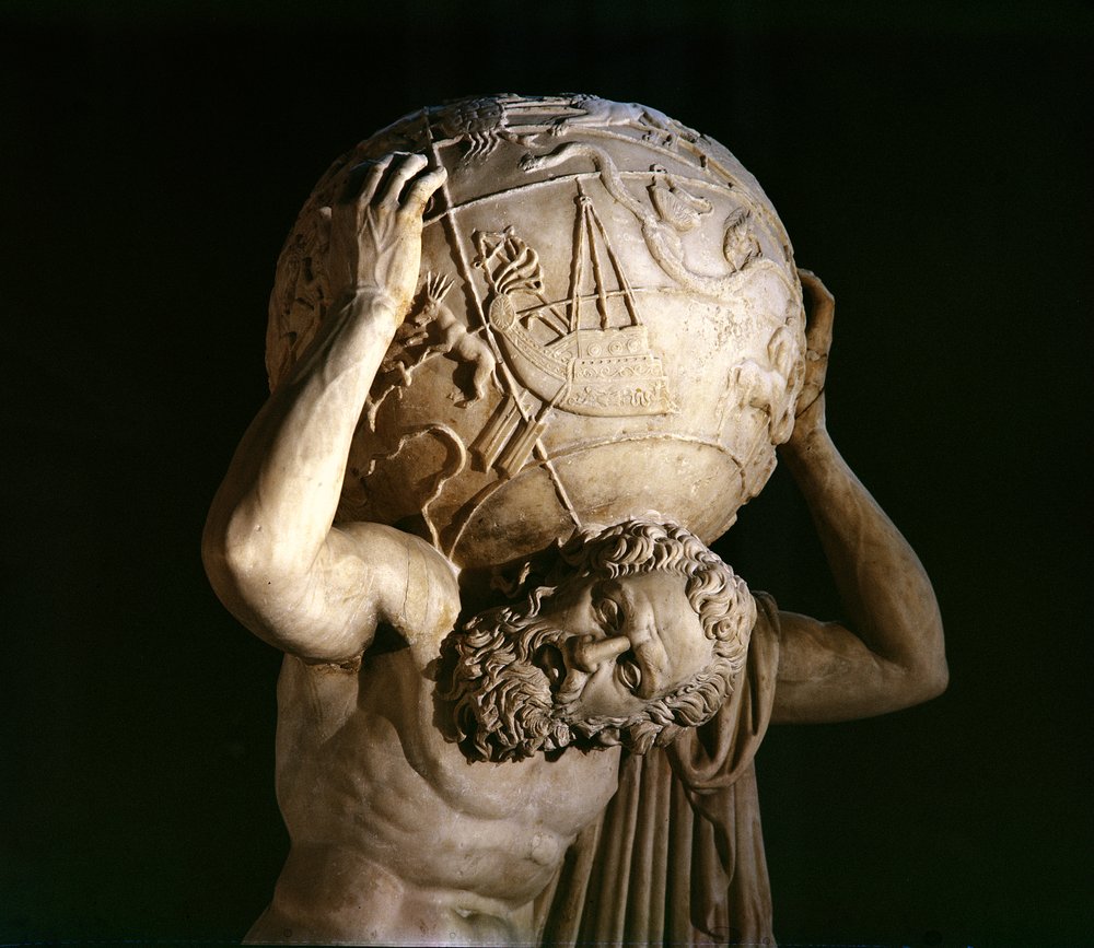 Atlas, Copy of a Greek Hellenistic Original (detail)