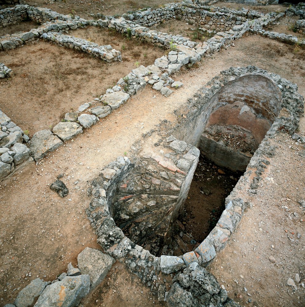 Cistern of the Greco-Roman City of Ampurias by Roman