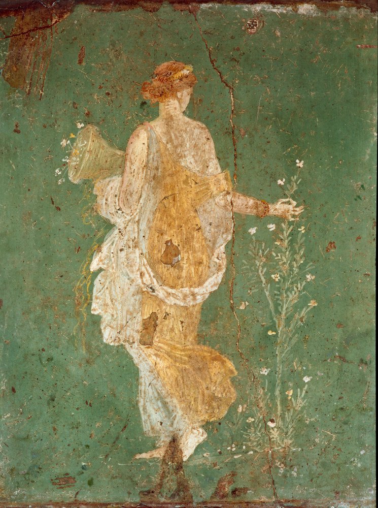 Spring, Flora Picking Flowers by Roman: Buy fine art prints