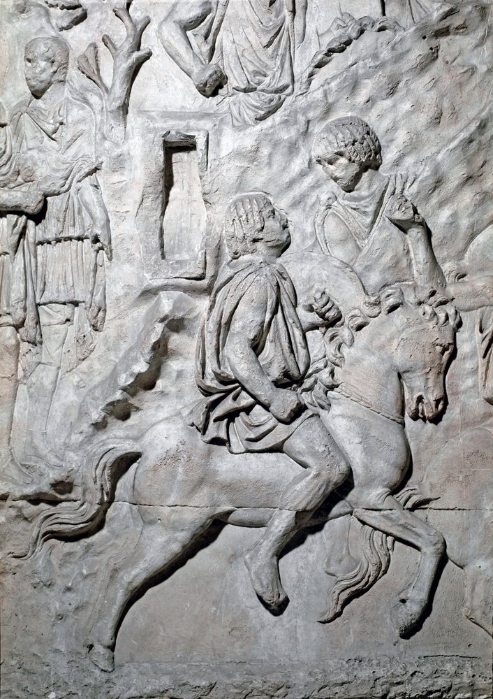 A Numidian Rider, Mould of 1862, Column of Trajan, Rome