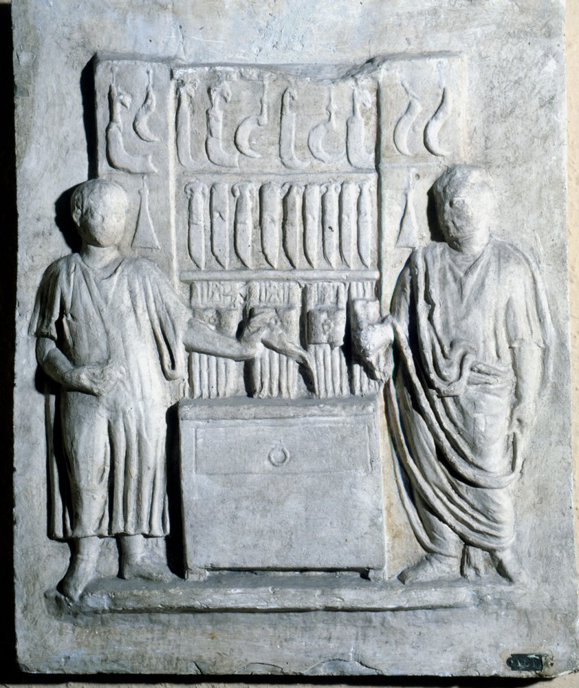 Sign of the Knife Shop in the Roman Era by Roman Roman