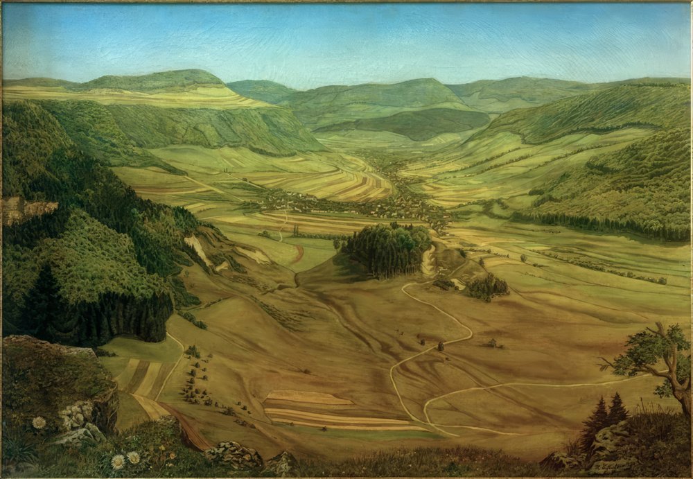 Killertal near Jungingen by Rudolf Schlichter