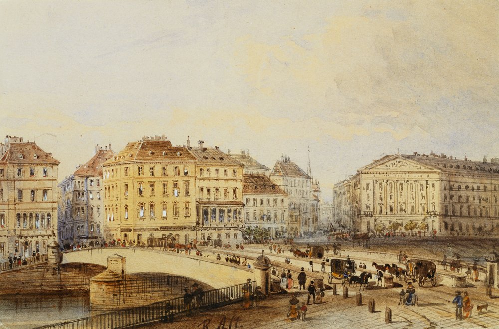 Ferdinandbrucke by Rudolf von Alt