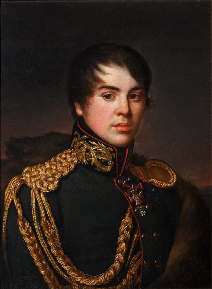 Portrait of Count Vladimir Stepanovich Apraksin, ca 1812 by S.S. Svintsov