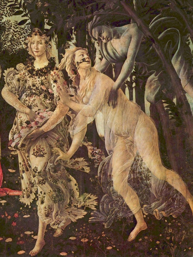 Chloris and Zephyrus by Sandro Botticelli