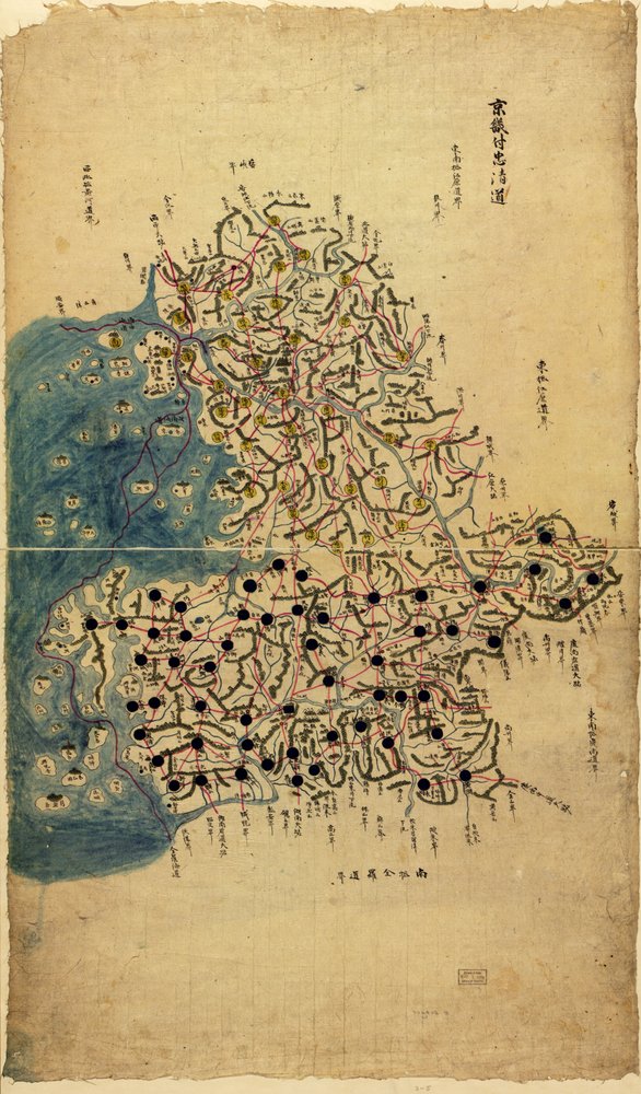 Choson Map by Sang-Gi Chŏng