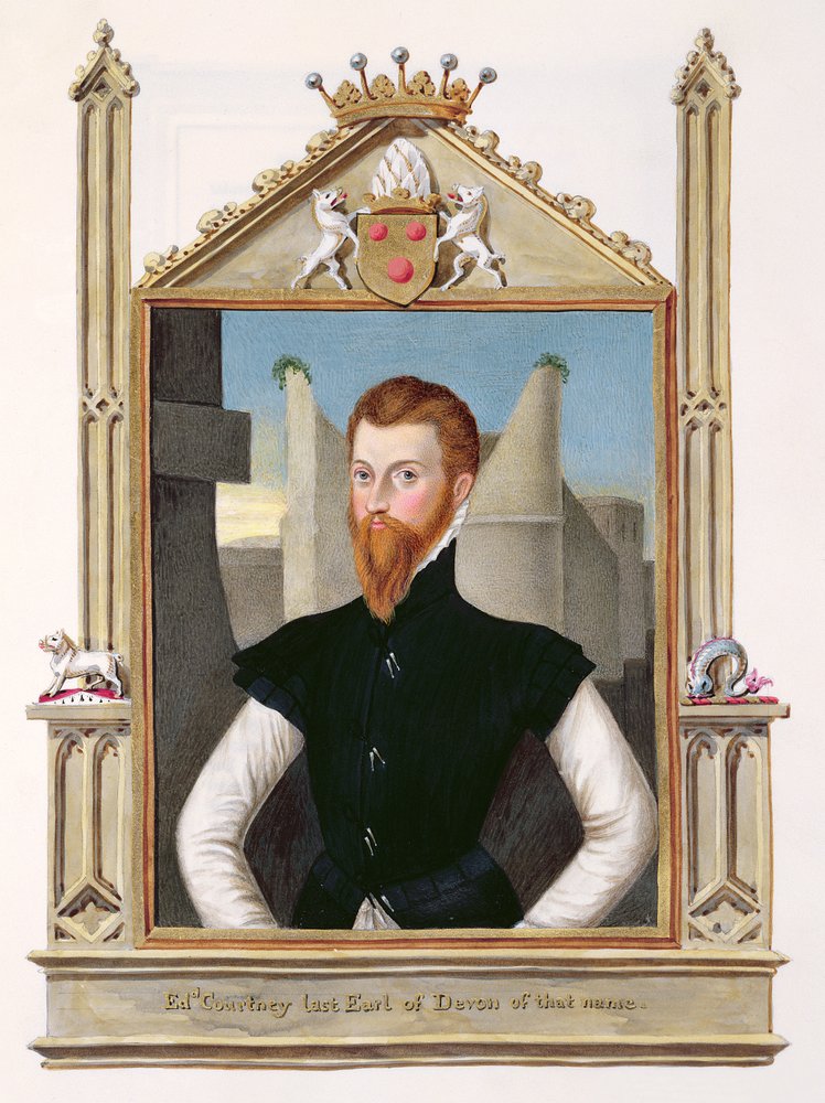 Portrait of Edward Courtenay, Last Earl of Devonshire from 'Memoirs of ...