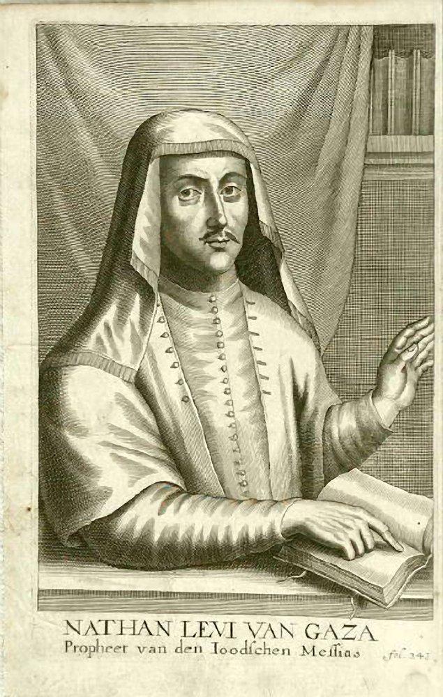 Nathan of Gaza (engraving) by School Dutch