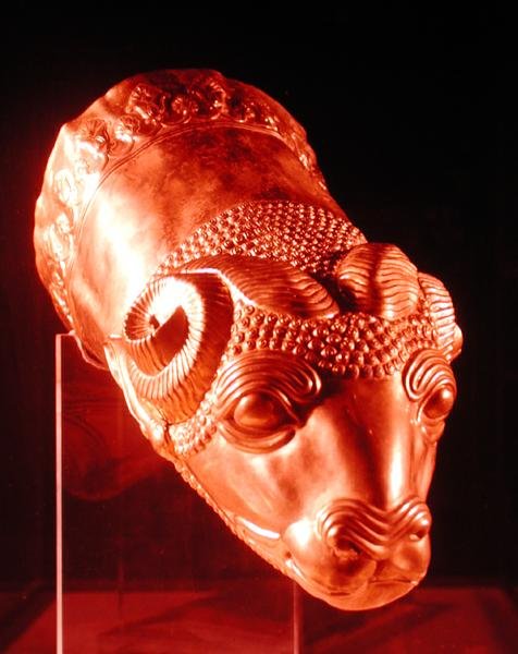 Rhyton in the Shape of a Moufflon's Head by Scythian