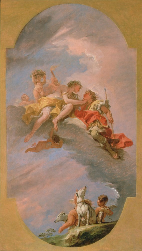 Venus and Adonis by Sebastiano Ricci: Buy fine art prints