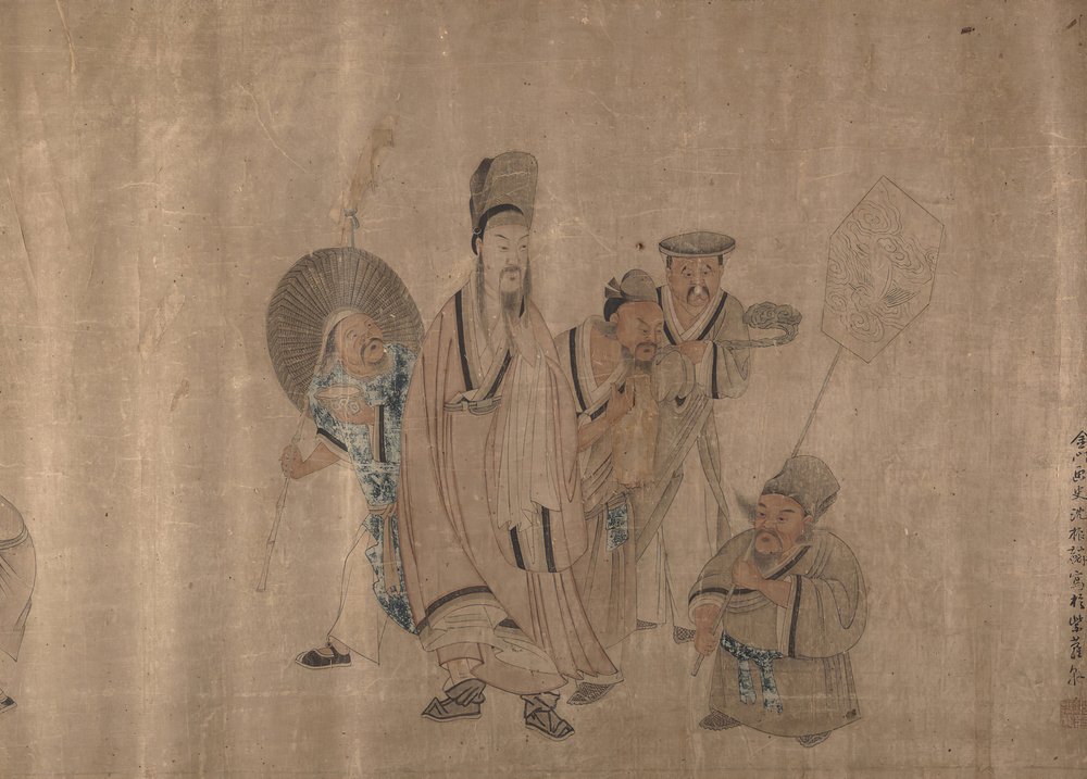 Figure Painting, mid-19th century by Shen Zhenlin