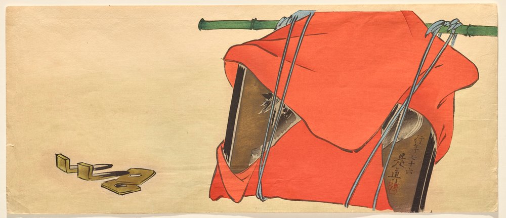 Votive Plaque (Ema) of a Horse by Shibata Zeshin