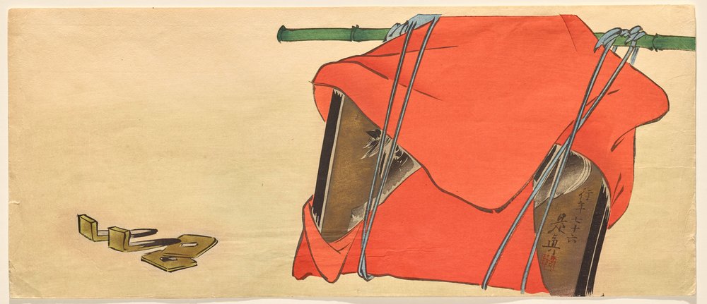 Votive Plaque (Ema) of a Horse by Shibata Zeshin