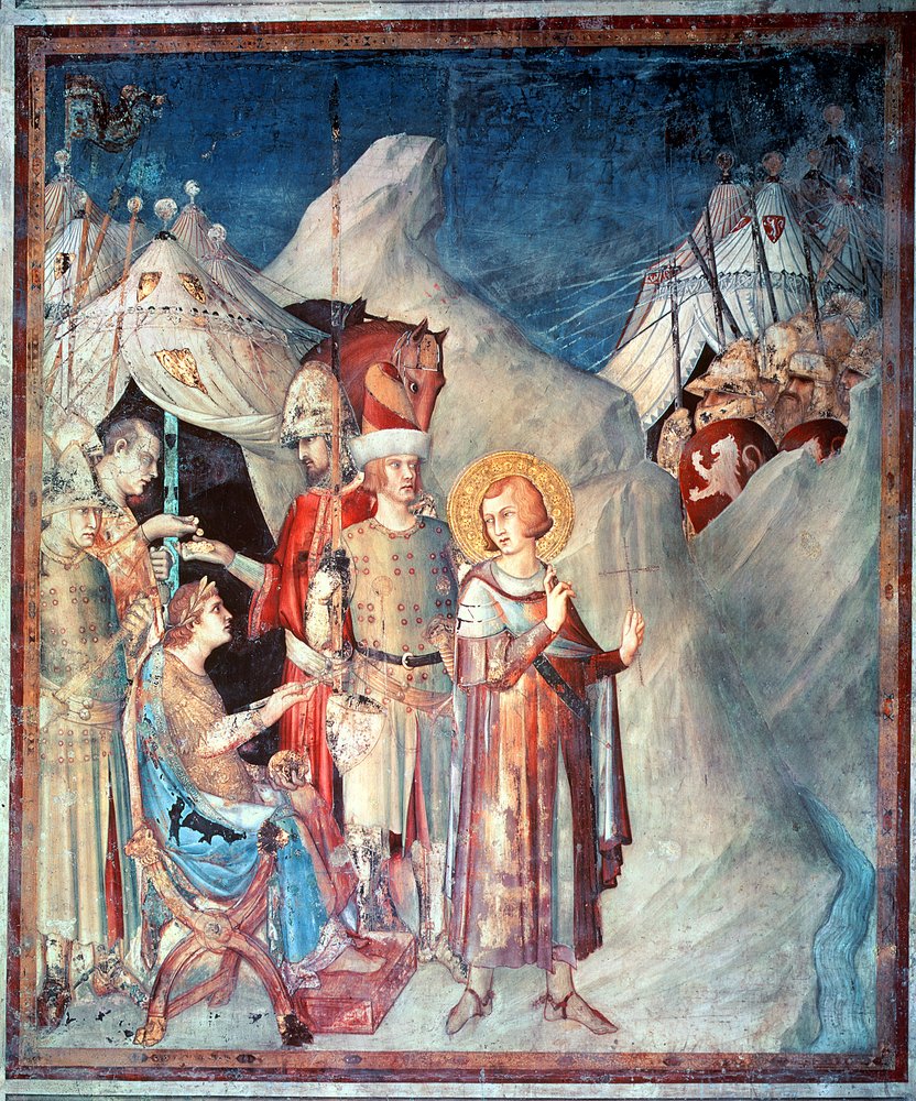 St. Martin Renouncing his Life as a Soldier, from the Life of St. Martin
