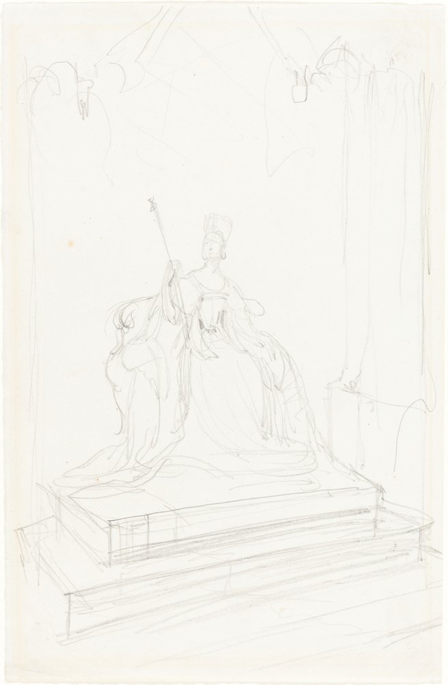 Study for "Queen Victoria" by Sir George Hayter