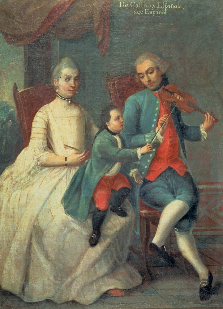 The Purebred Gentleman and His Spanish Wife Springs the Young Spaniard