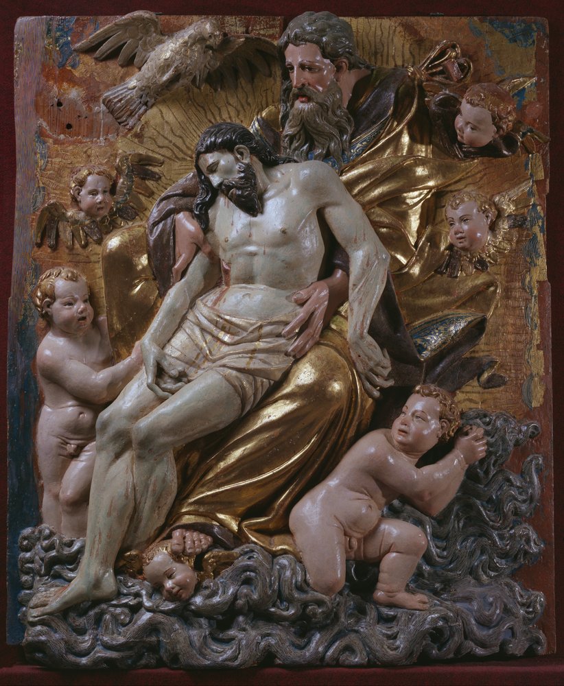 The Trinity (detail) by Spanish School: Buy fine art print