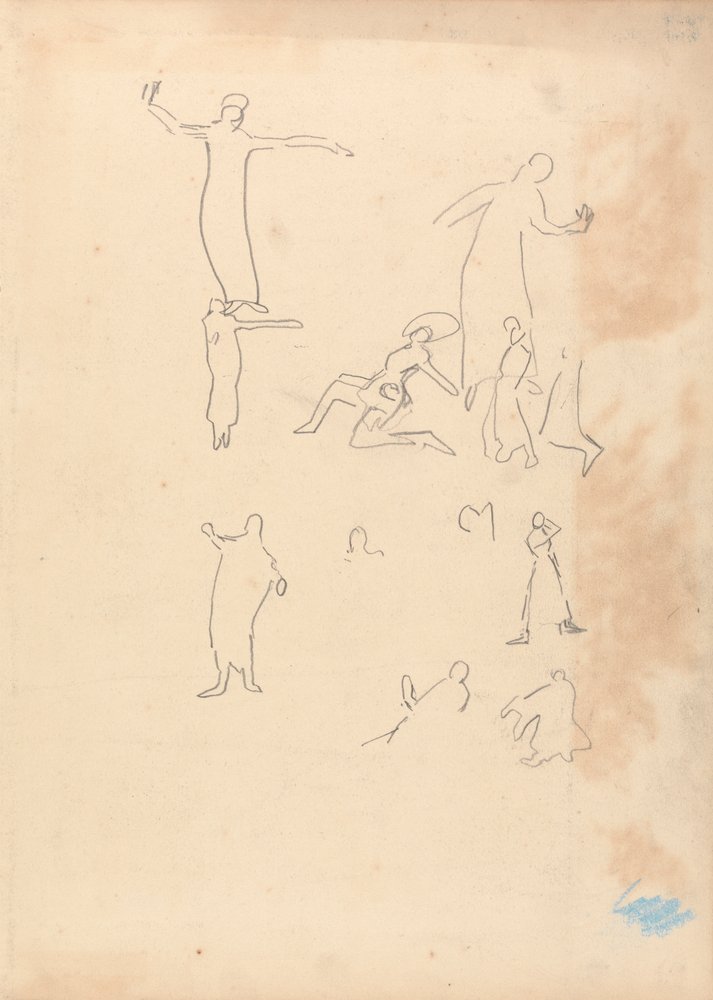 Cave of the Golden Calf: Study of Dancers by Spencer Frederick Gore