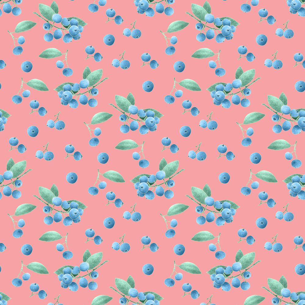 Huckleberry Pattern, 2021 by Stacy Hsu: Buy fine art print