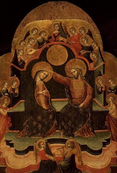 The Coronation of the Virgin by Stefano (fl.1353-81) Veneziano